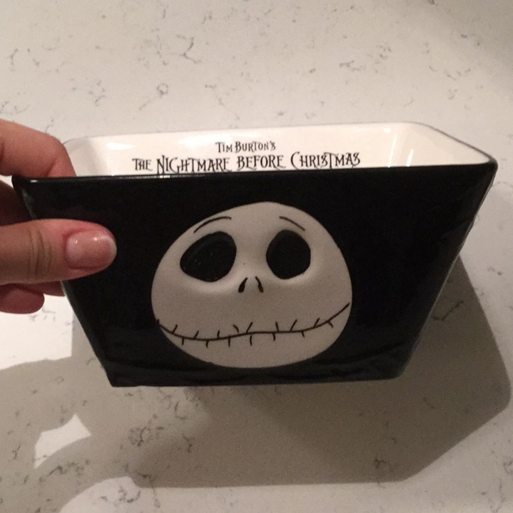 RARE Jack Skellington Nightmare Candy Bowl